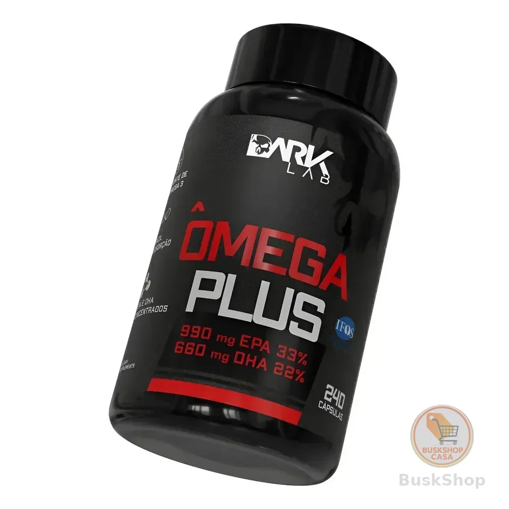 Omega Plus 240 Caps Dark Lab Sem Sabor