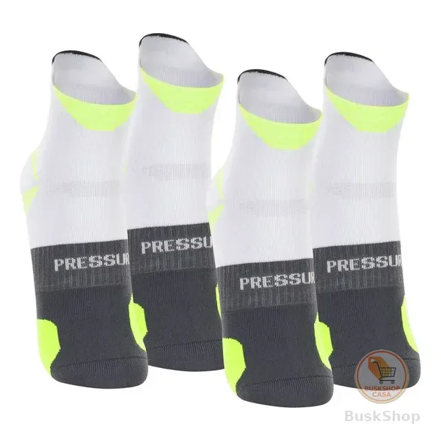 2 Meias Corrida Lupo Dry Fit Cano Médio Anti Bolha Poliamida