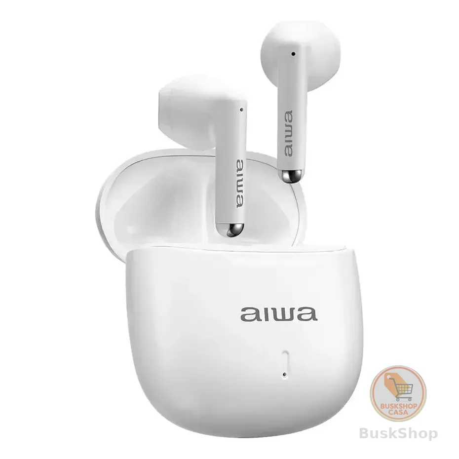 Fone De Ouvido Aws-eb-05-w Earbud Branco Aiwa Bivolt Branco