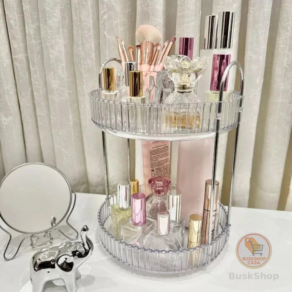 Organizador Prateleira Diamante Acrílico Porta Maquiagem Beleza Multiuso elegante