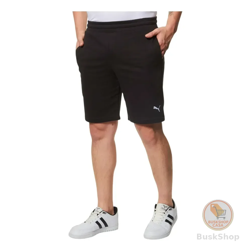 Bermuda Masculina Essentials 10 Puma Preto Geométrico M