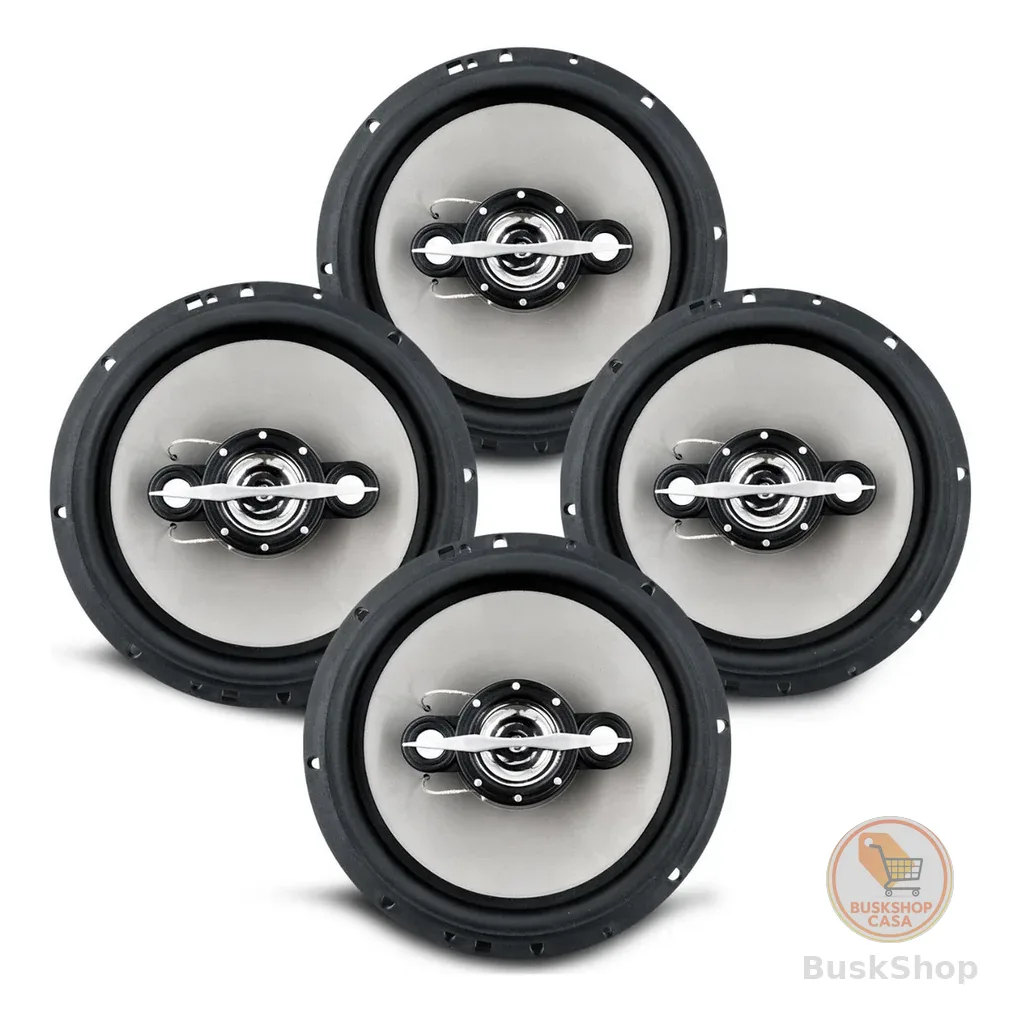 Kit 2 Pares Alto Falante 6 Polegadas Leson Ls6 140w 4 Ohms
