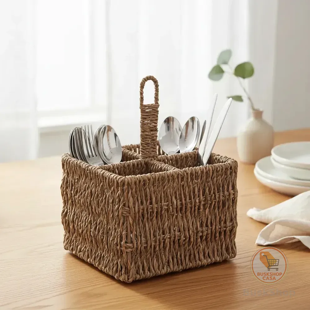 Porta Talheres De Sisal 15cm X 20cm - Wolff