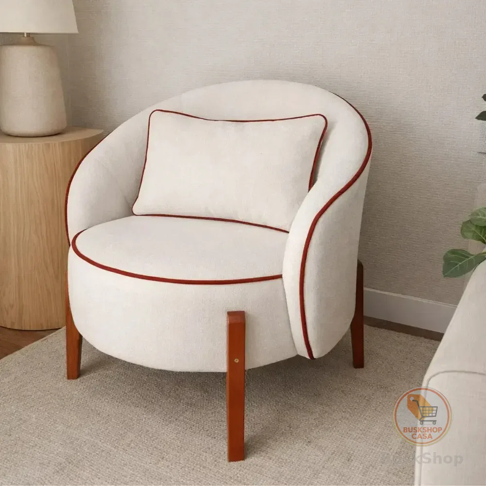 Poltrona Decorativa Varanda Quarto Ariela