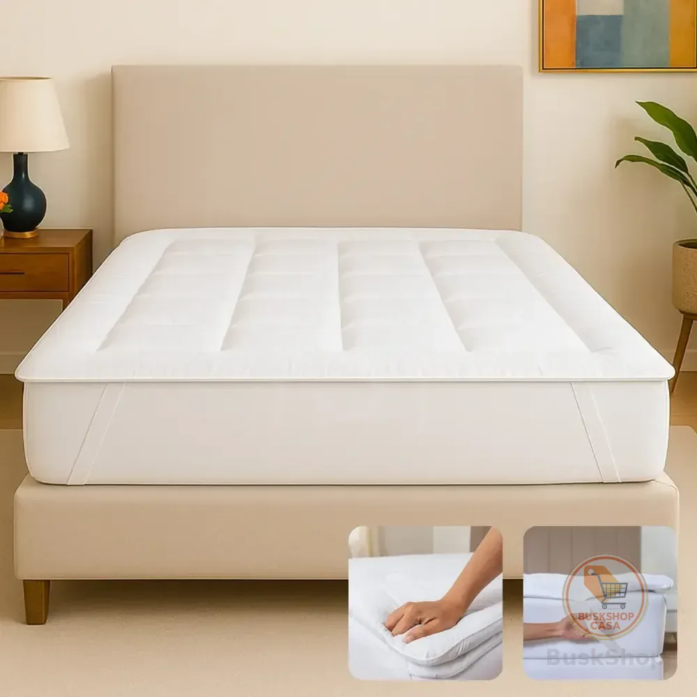 Pillow Top Protetor De Colchão 400 Fios Queen