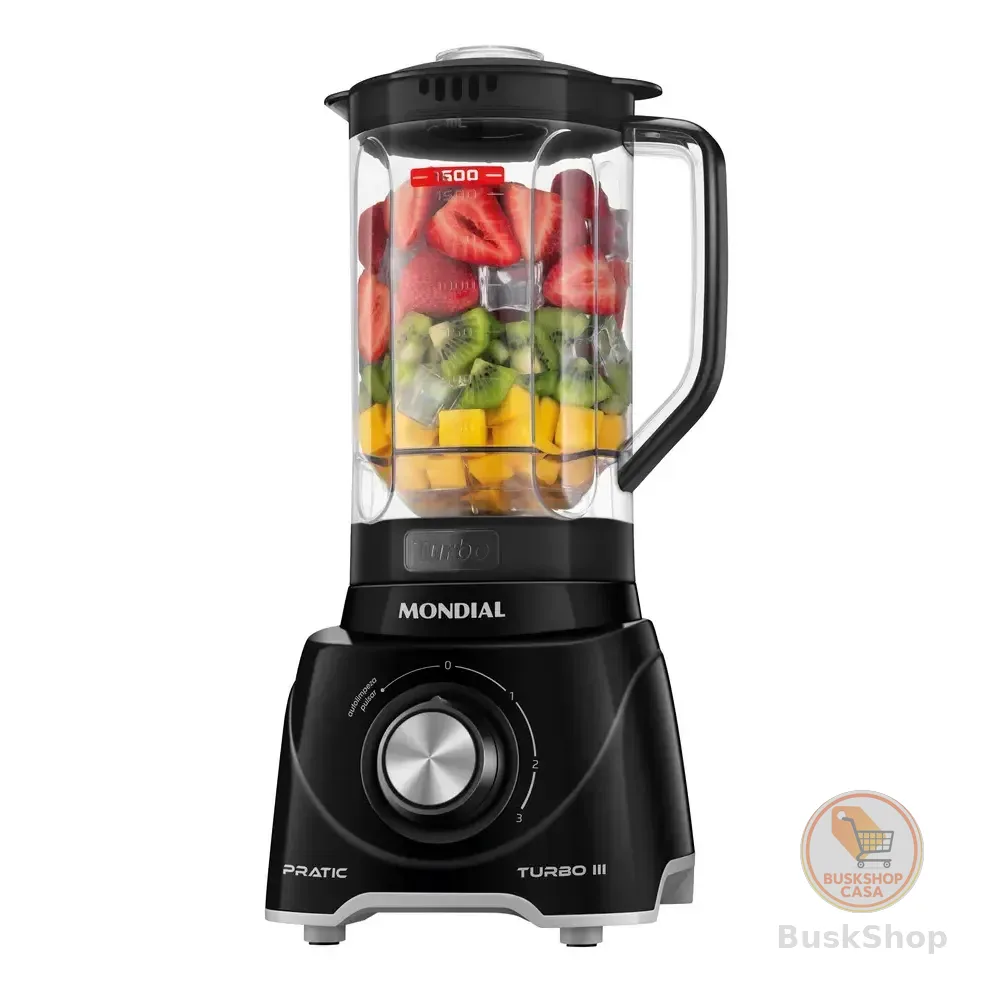 Liquidificador Pratic Turbo Iii, Mondial, 550w - L-93-bg