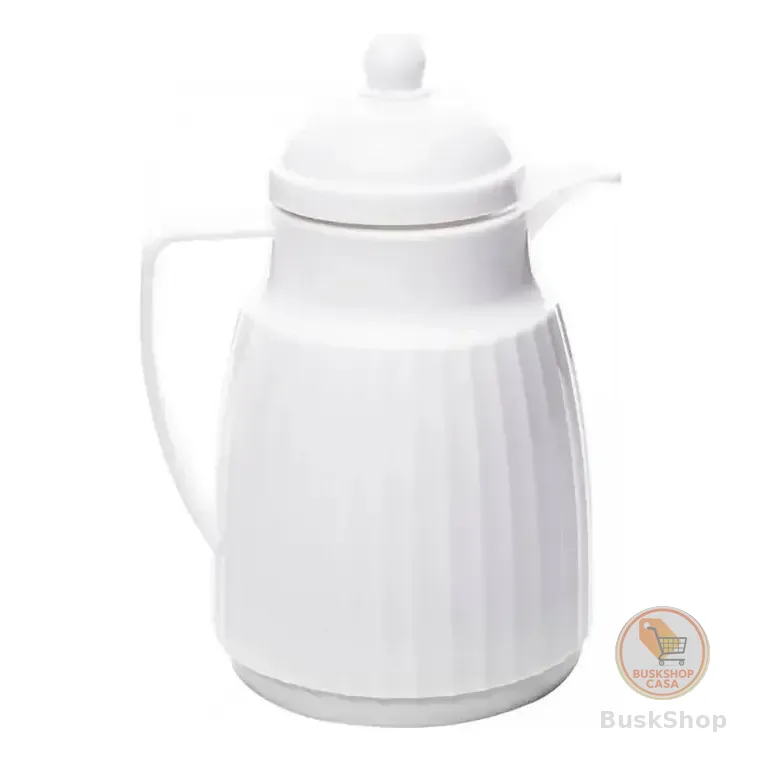 Garrafa Termica De Plastico Essencia Branca 300ml - Wolff Cor Branco