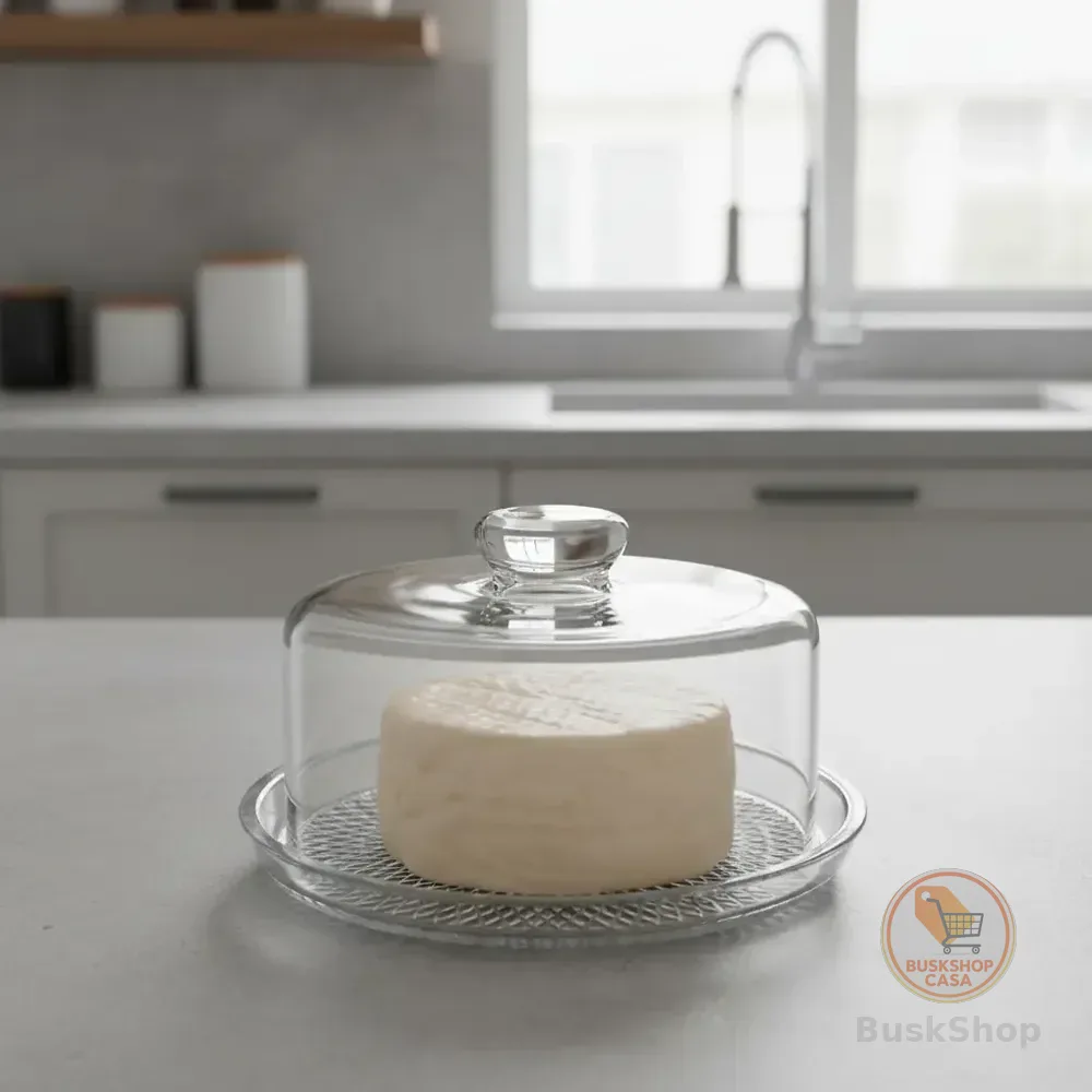 Porta Queijo Queijeira Vidro Vtzz Decoração E Organização