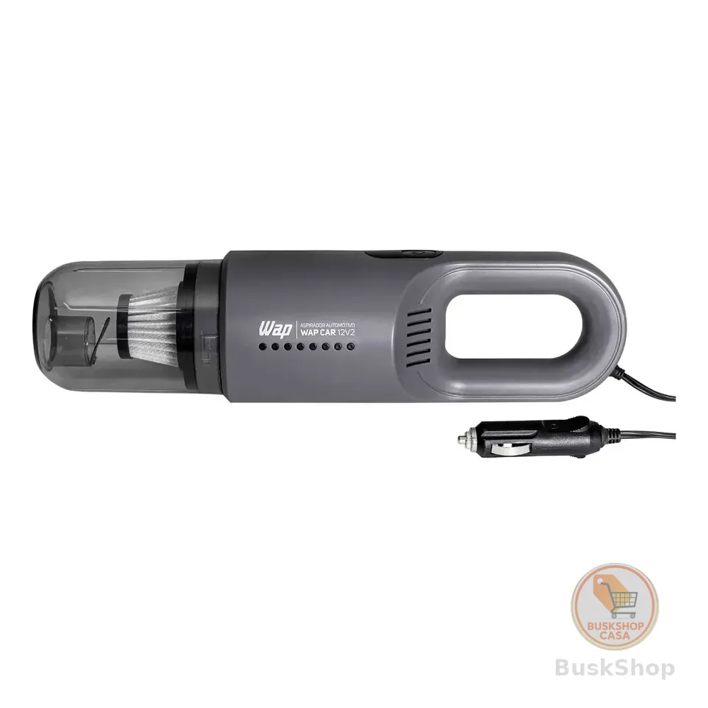 Aspirador Automotivo Portátil Wap Car Com Filtro Hepa E Cabo De 3,7m Cinza-escuro 12v