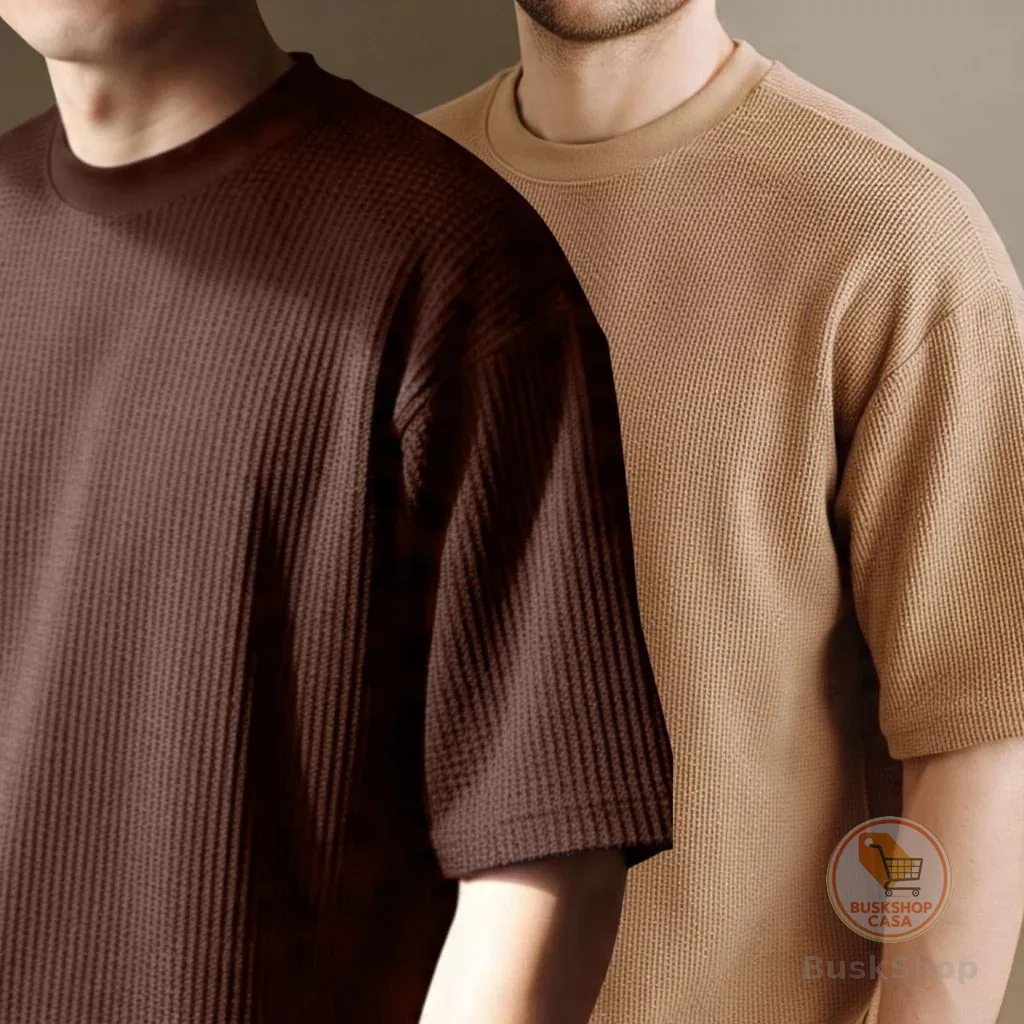 Kit 2 Camiseta Oversized Casual Básica Lisa Reta