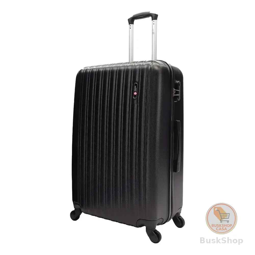 Mala De Viagem 23kg Média Londres Swiss Move Preto