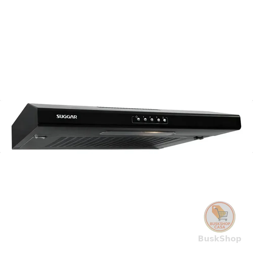 Depurador De Ar Suggar Slim Com Manta 60 Cm Cor Preto 127v