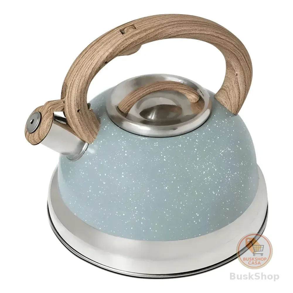 Chaleira Roma Inox Verde 2,7l Com Apito De Indução Brinox