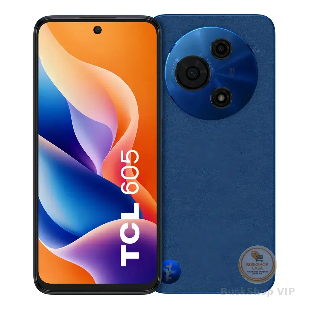 Tcl Smartphone 605 4g, Octa Core, 128gb 12gb Ram (4+8), 6.7 Hd+ 90hz, Nfc, Dual Sim, 50mp Azul
