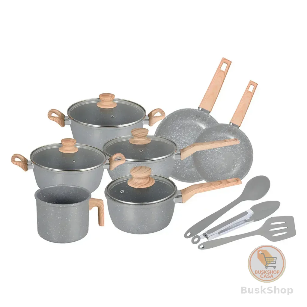 Conjunto de Panelas Neuhaus 10 Peças Cerâmica Antiaderente