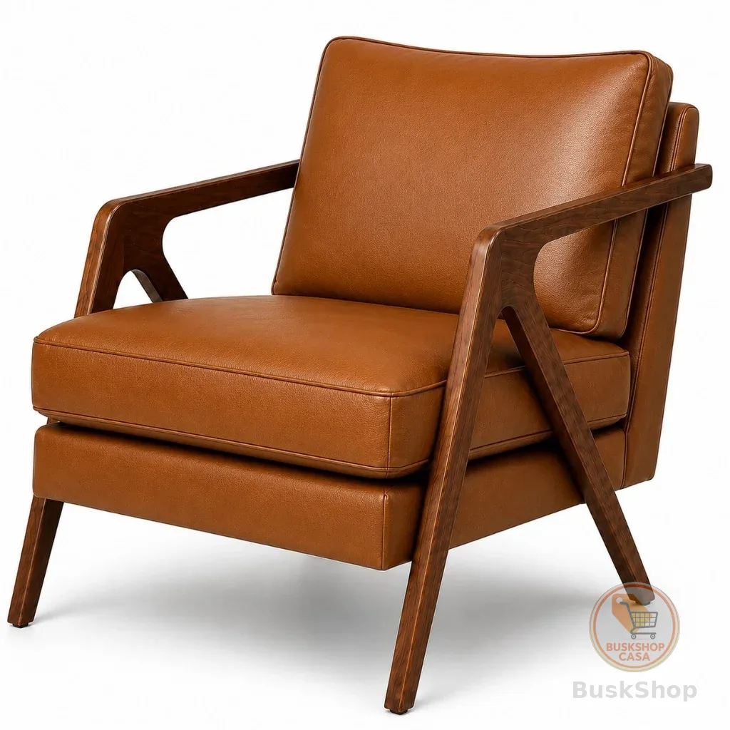 Poltrona Luxo Decorativa Mona Design Moderno Pés Madeira Maciça Recepção Escritório Sala De Estar