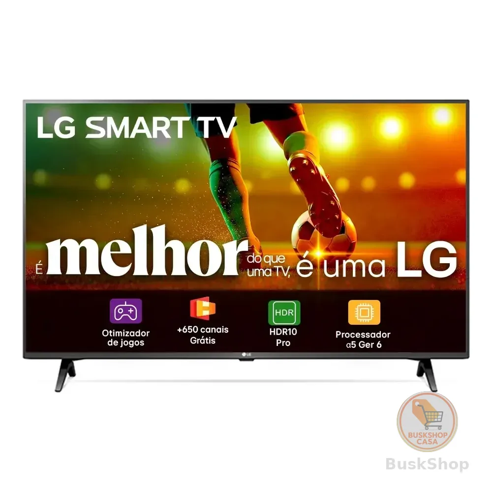 Smart Tv LG 43 Full Hd, Processador A5 Ger6, Ai, Alexa E Webos 23 - 43lr6700psa