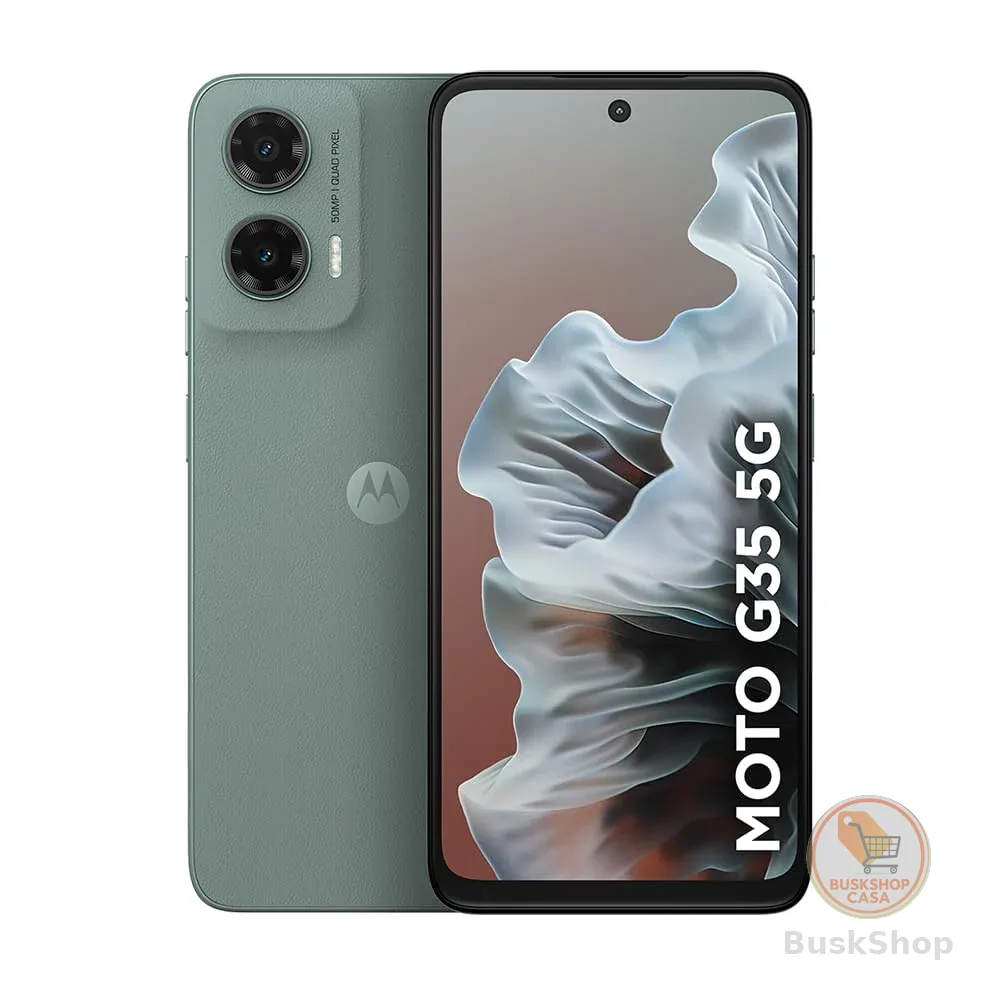 Smartphone Motorola Moto g35 5G - 256GB 12GB (4GB RAM+8GB Ram Boost) e Camera 50MP com AI NFC Tela 6.7" com Superbrilho - Cinza Vegan Leather