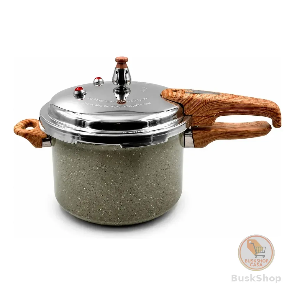 Panela De Pressão Fechamento Externo 4,2l Indução E Gás Bege