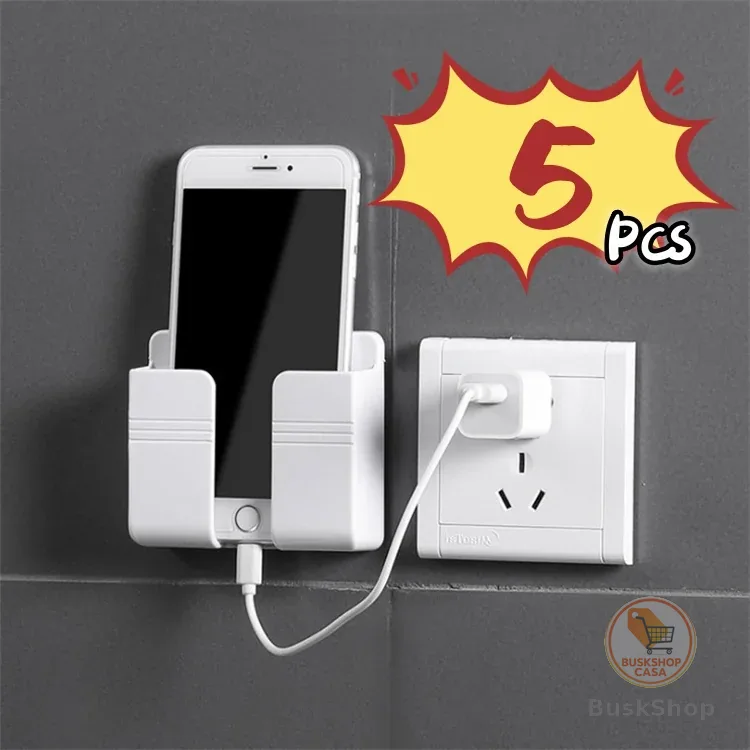 1/2/5 Pcs Adesivo Sem Furos Suporte De Parede Multifuncional Design Caixa De Armazenamento Controle Remoto Multiuso