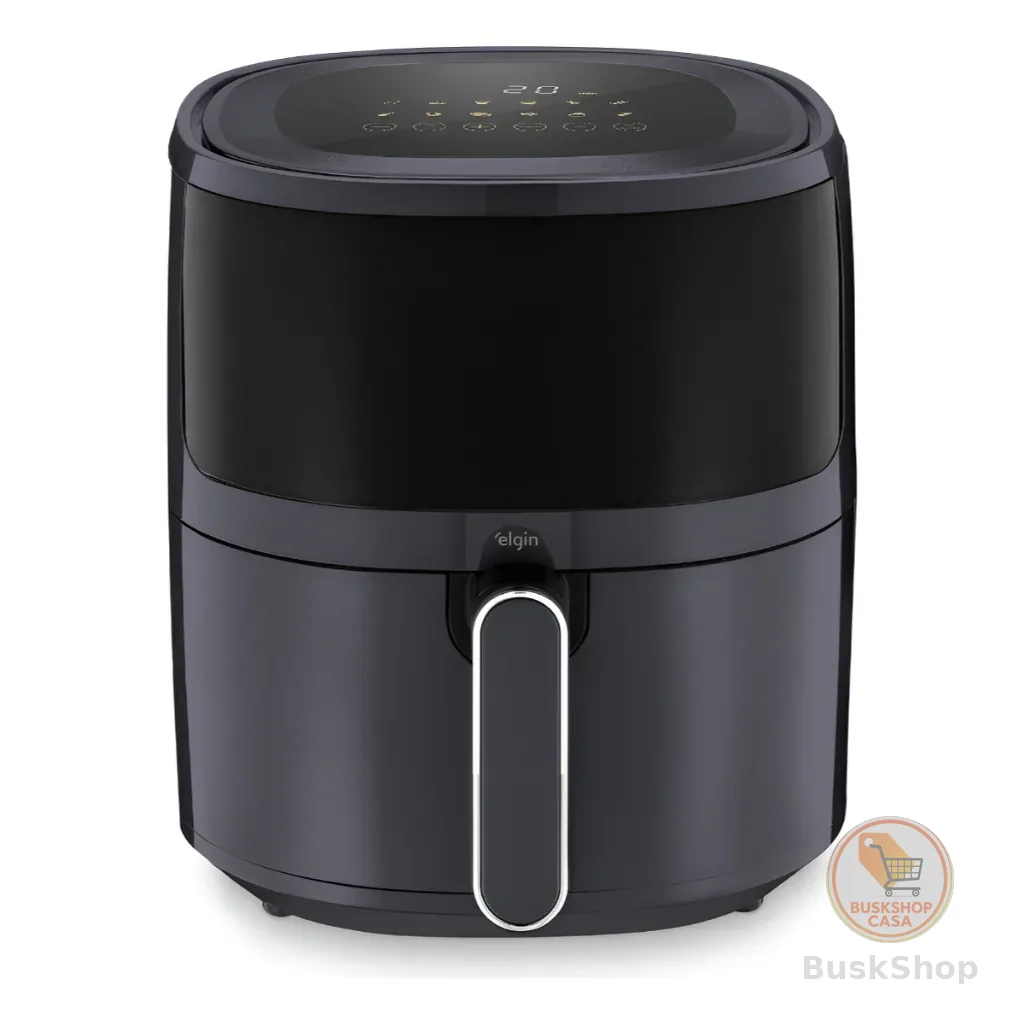 Fritadeira Elétrica Visio Fry Elgin 5L 1700w Air Fryer Digital Cinza