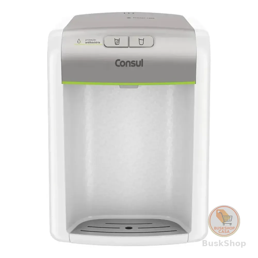Purificador De Água Consul Branco Refrigerado Com Proteção Antibactérias Cpb34asvna 127/220v