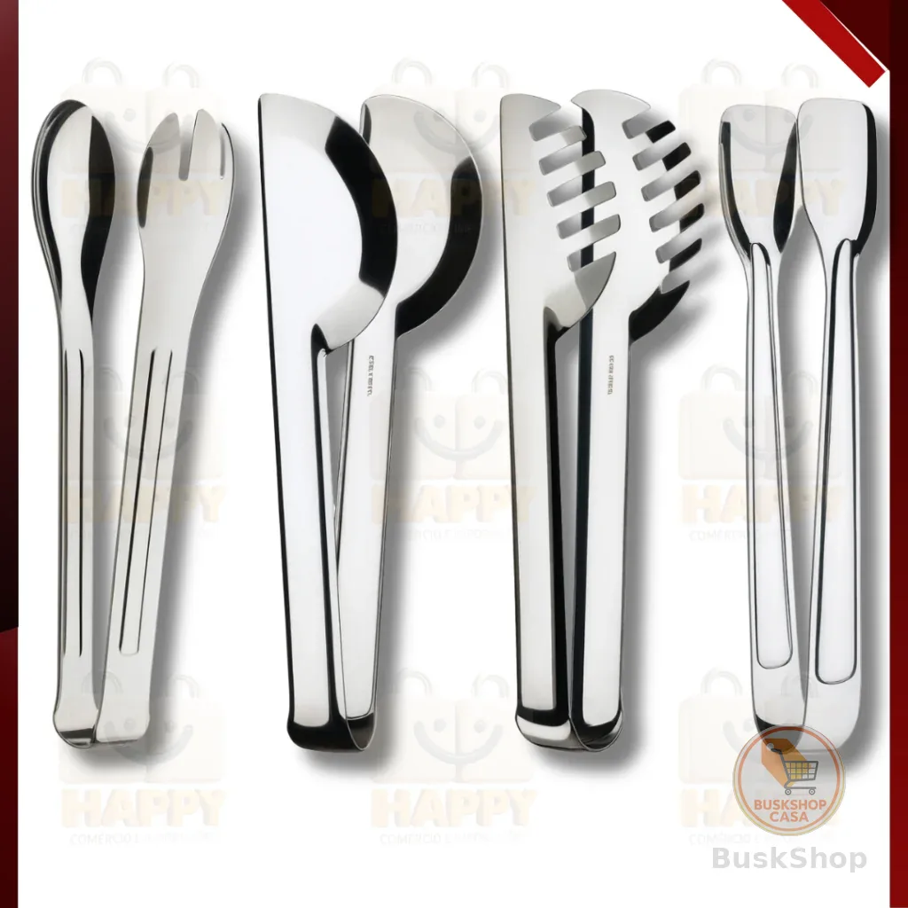 Kit Pegador Universal Pegador de Massas Pegador de Salada Pegador Frios Utensílios Para Cozinha Inox