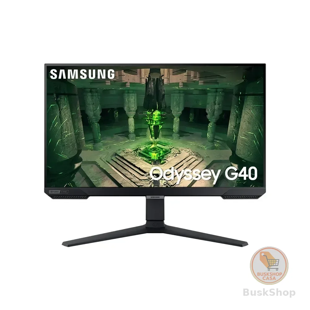 Monitor Gamer Samsung Odyssey G40 27 , 240 Hz, 1ms, Ajuste De Altura, Gsync, Freesync,hdmi, Dp, Fhd, Preto