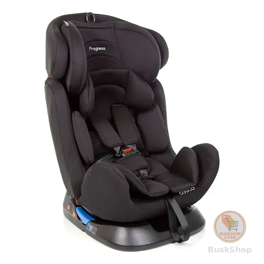 Cadeirinha Cosco Kids, Progress, 0 A 36kg, Preto Liso
