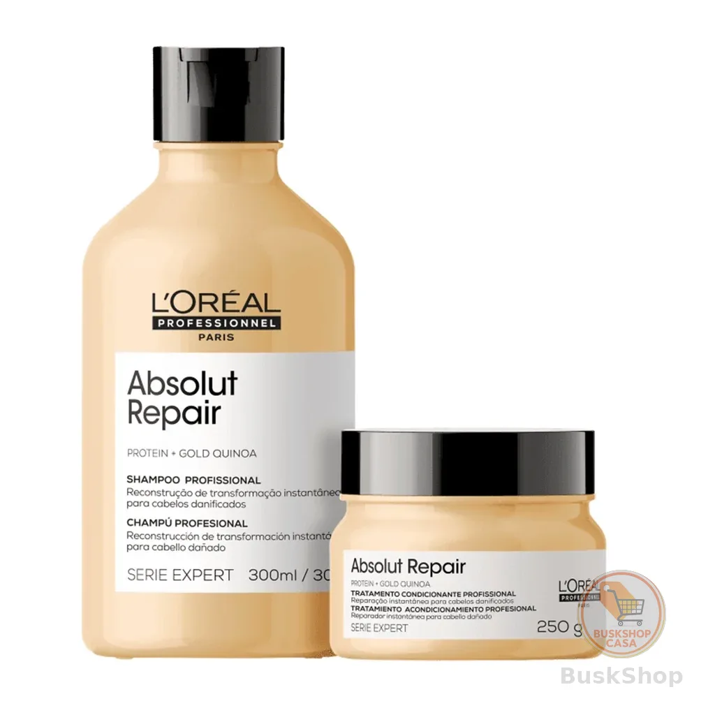 Kit Loréal Profissionnel Absolut Repair Shampoo e Máscara