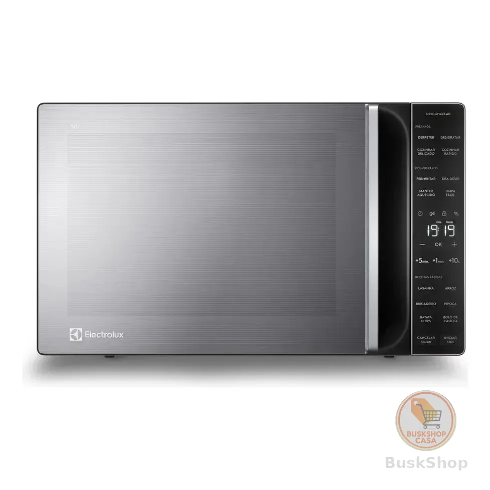 Micro-ondas Electrolux 36l Cor Inox Efficient Com Descongelamento Assistido Me36s 127v