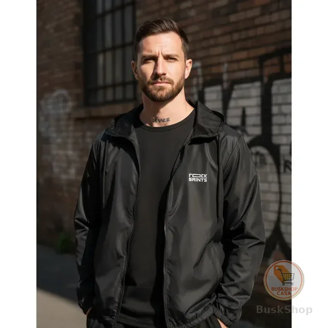 Blusa Corta Vento Jaqueta Masculina Impermeável Para Treino