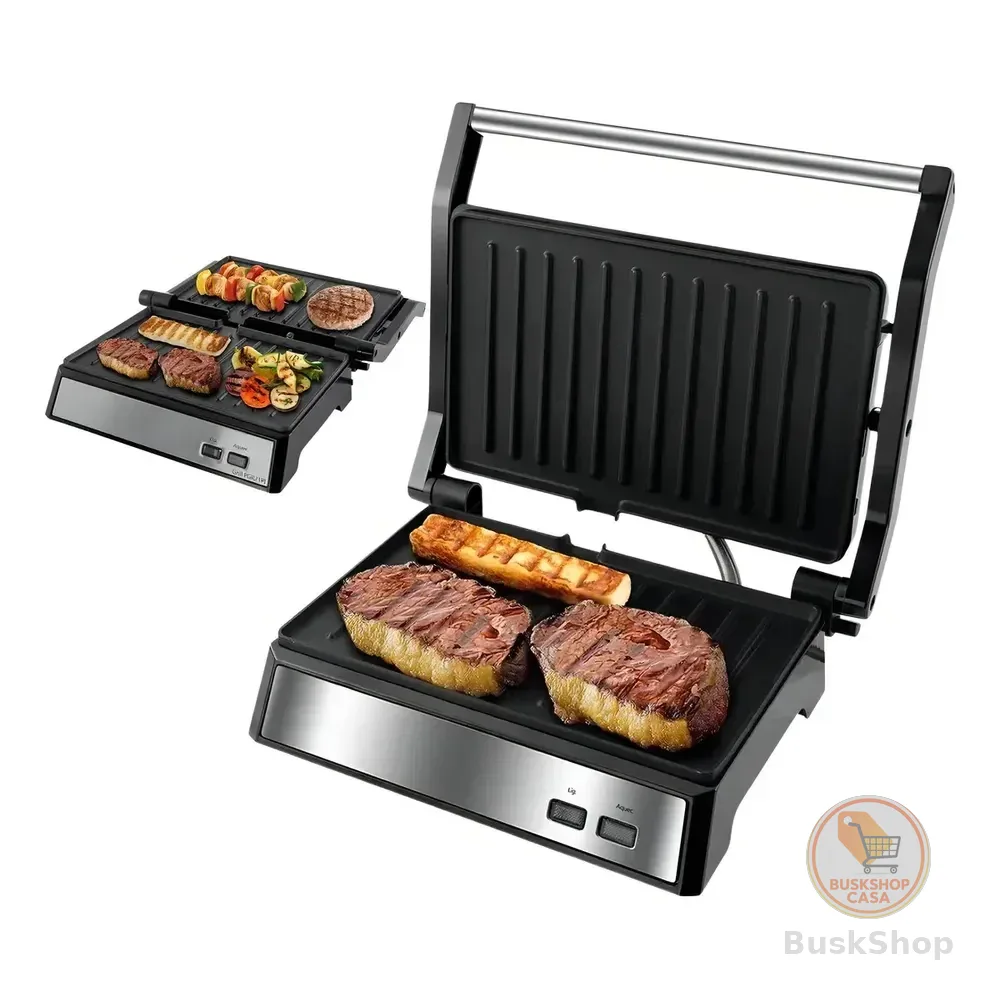 Sanduicheira Grill Elétrica Press Misteira Abertura 180 Inox Cor Preto 127v