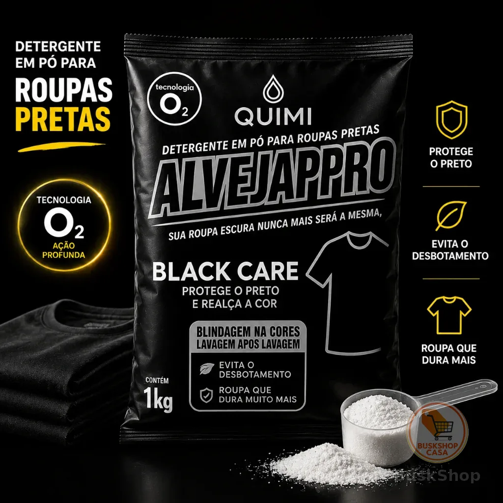 Percarbonato de Sódio Roupa Preta Protege o Preto e Realça a Cor | removedor de mancha até 2kg