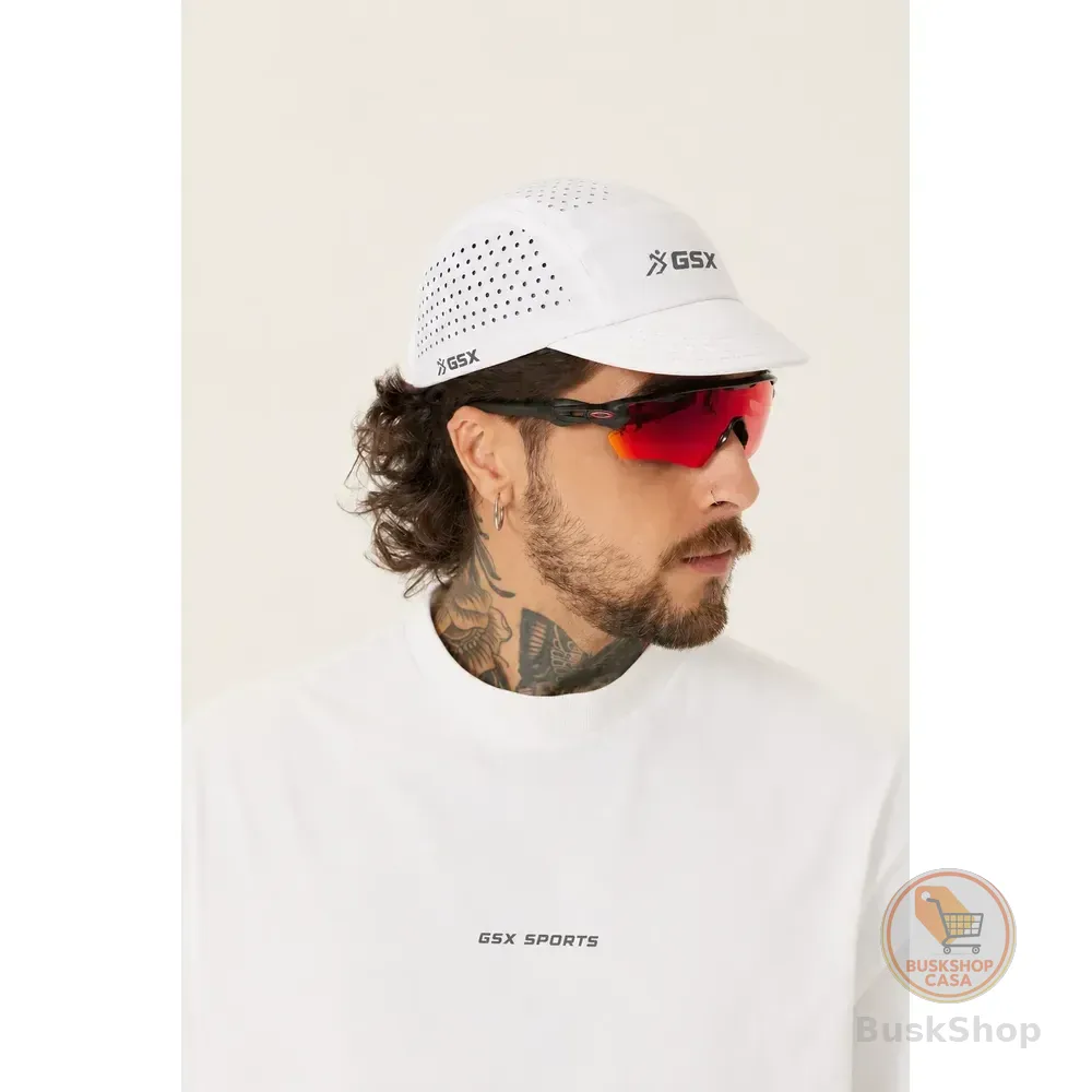 Boné Corrida Aba Curta Ultra Leve Airtech Pro Performance Branco Único