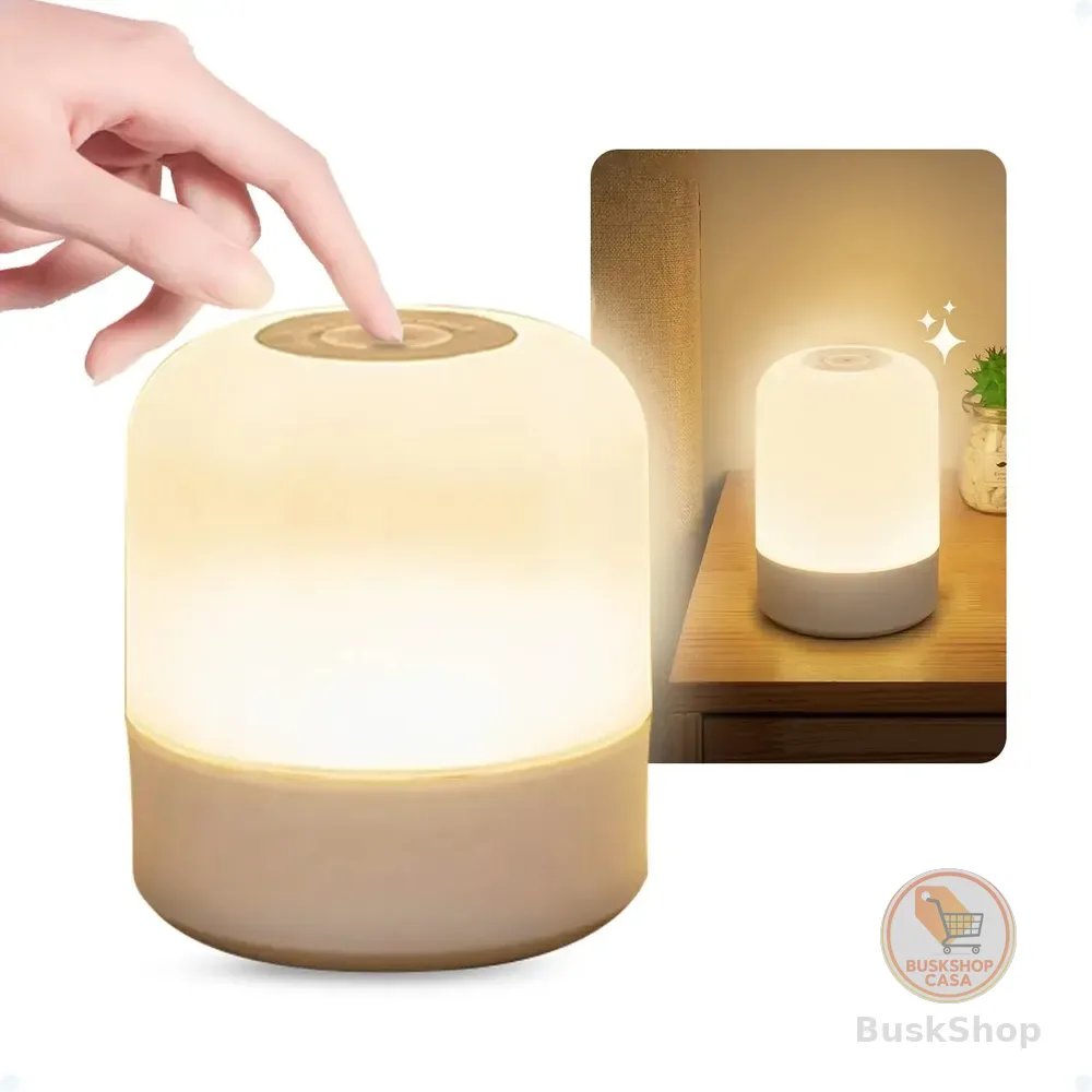 Luz Vagolume Decorativa Moderna Noturna Usb Cor Branco Com Tela De Cor Branco 8.8cm X 8.5cm X 8.5cm Em Diâmetro 5v
