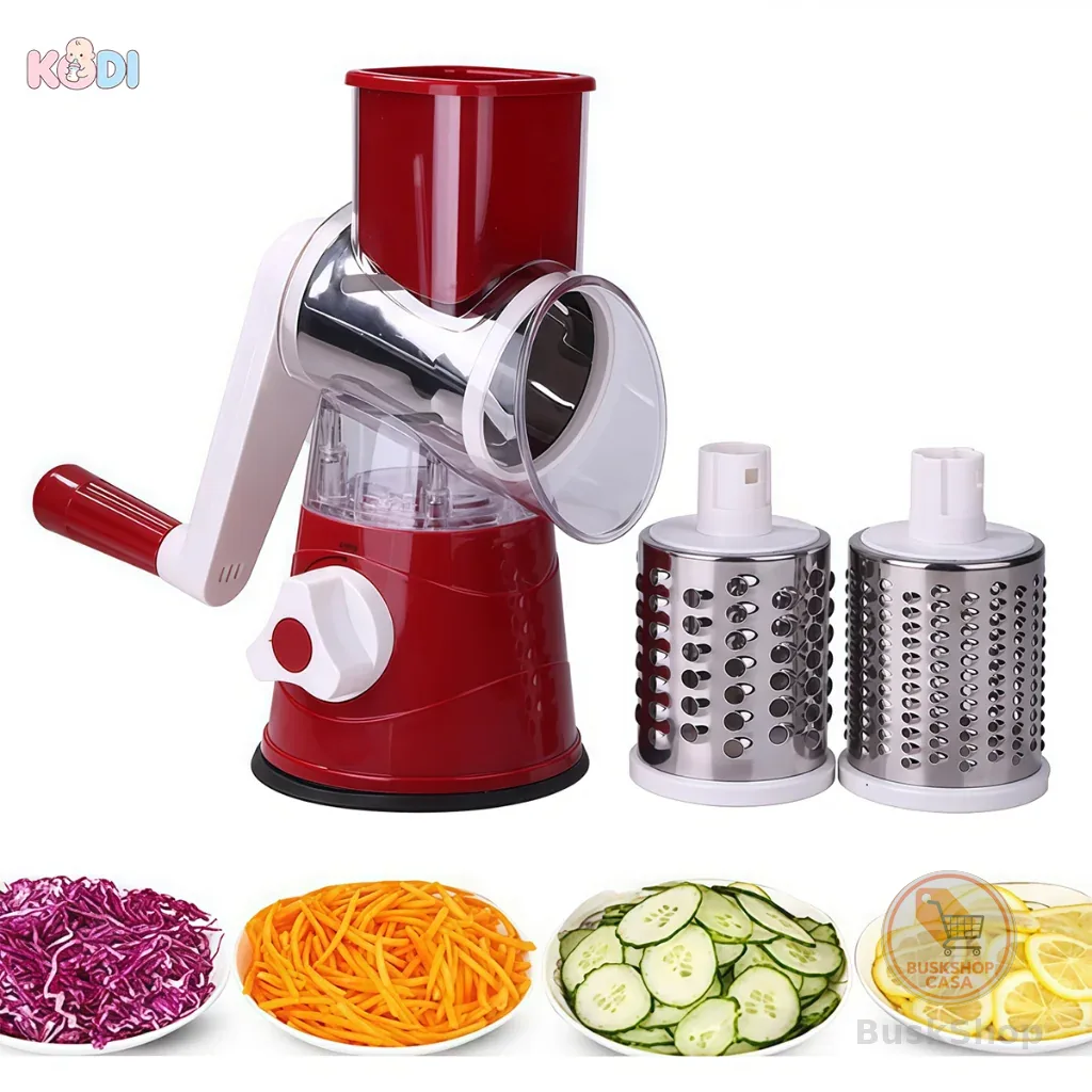 Cortador Fatiador Ralador Frutas Legumes Verduras Queijos Cozinha 3 Peças Tabletop -U11