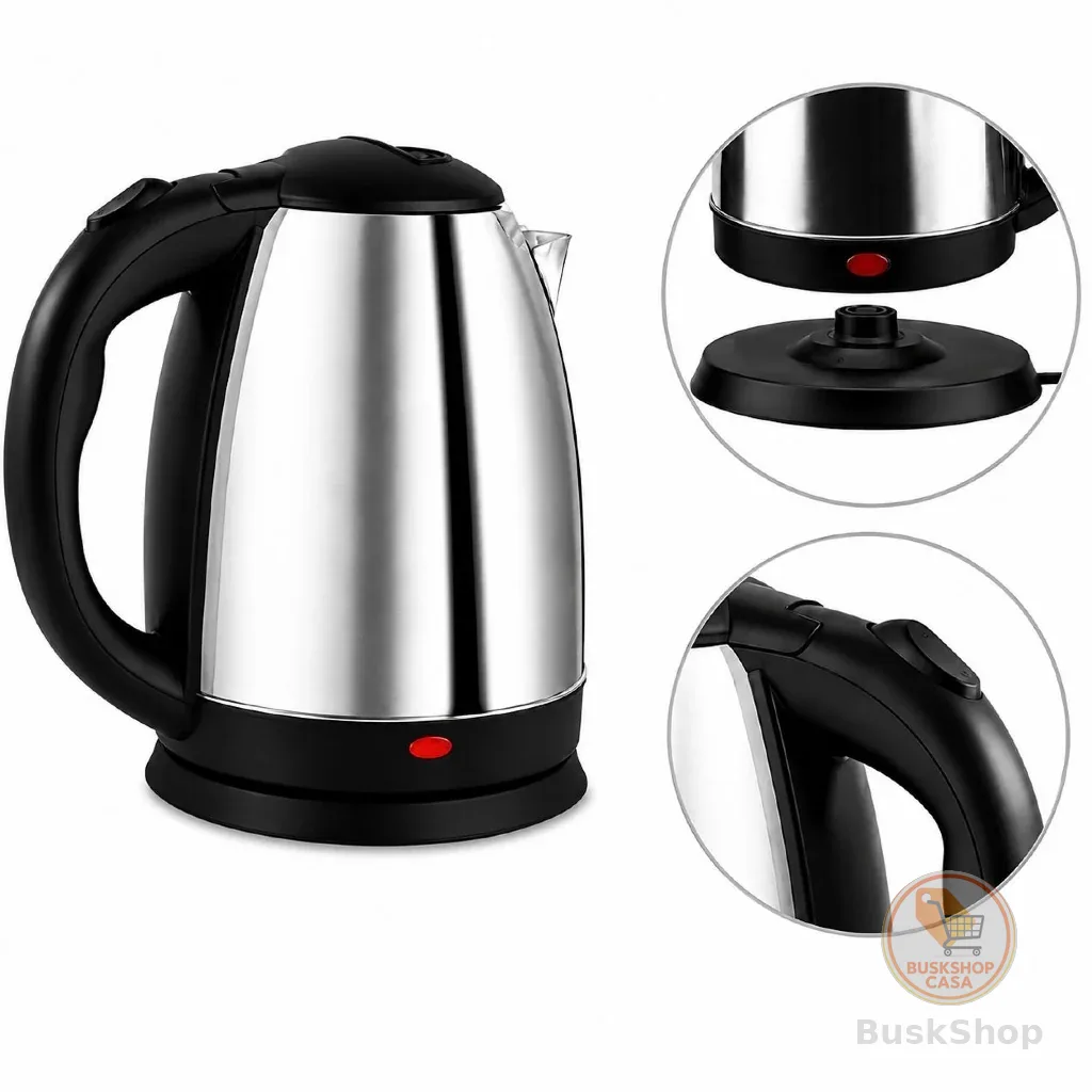 Chaleira Elétrica Térmica Bule Com Tampa Inox 1,8L