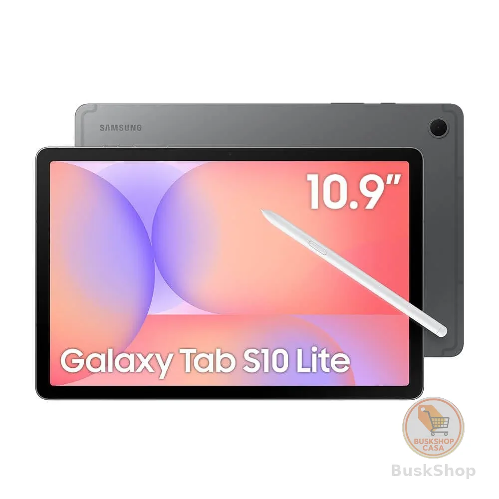 Samsung Tablet Galaxy Tab S10 Lite 5G, 256GB, 8GB RAM, Tela 10.9", S Pen e Capa Smartbook Cover Inclusas