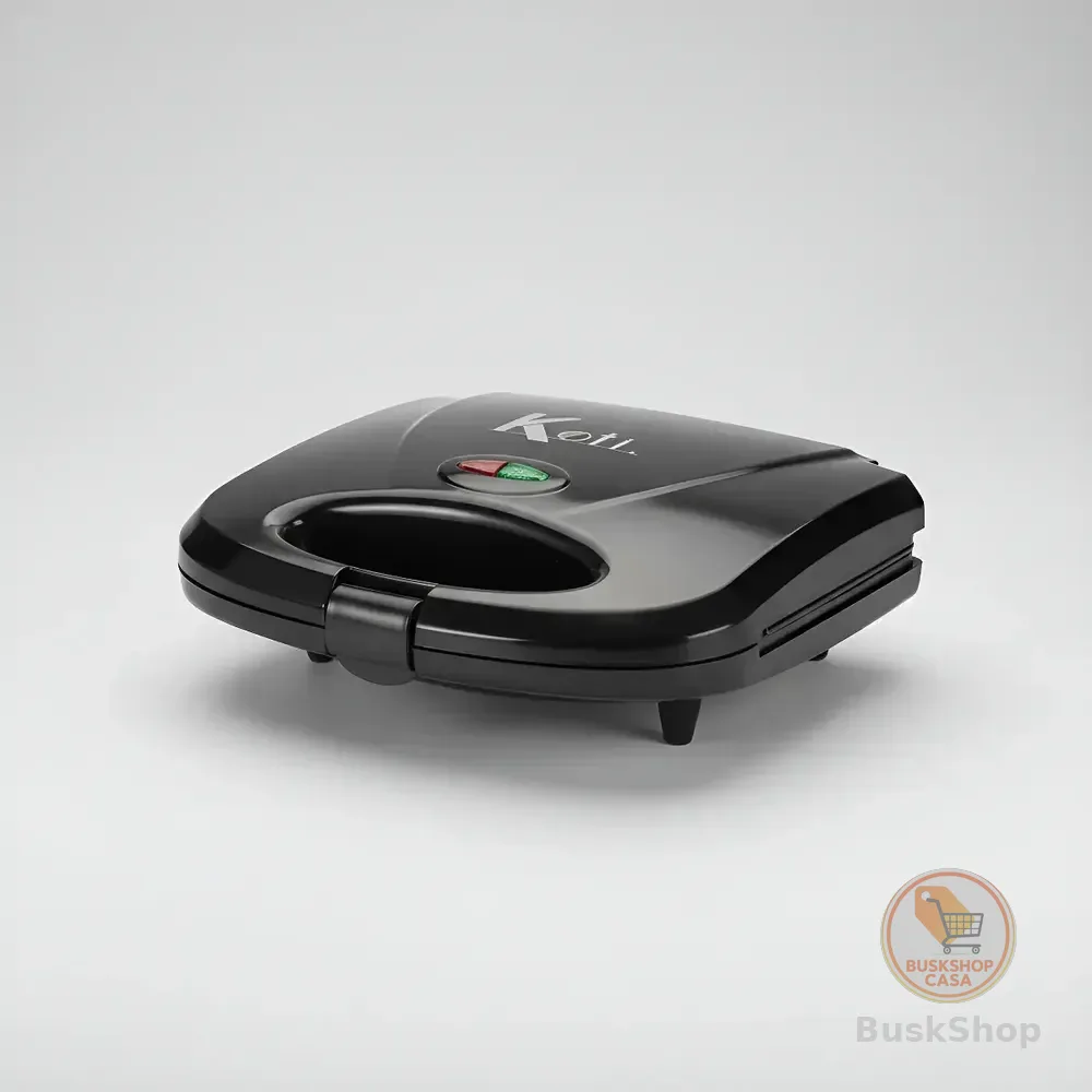 Sanduicheira Grill Quality Koti Preta 750w 110v 220v - Antiaderente Compacta Preto 127v