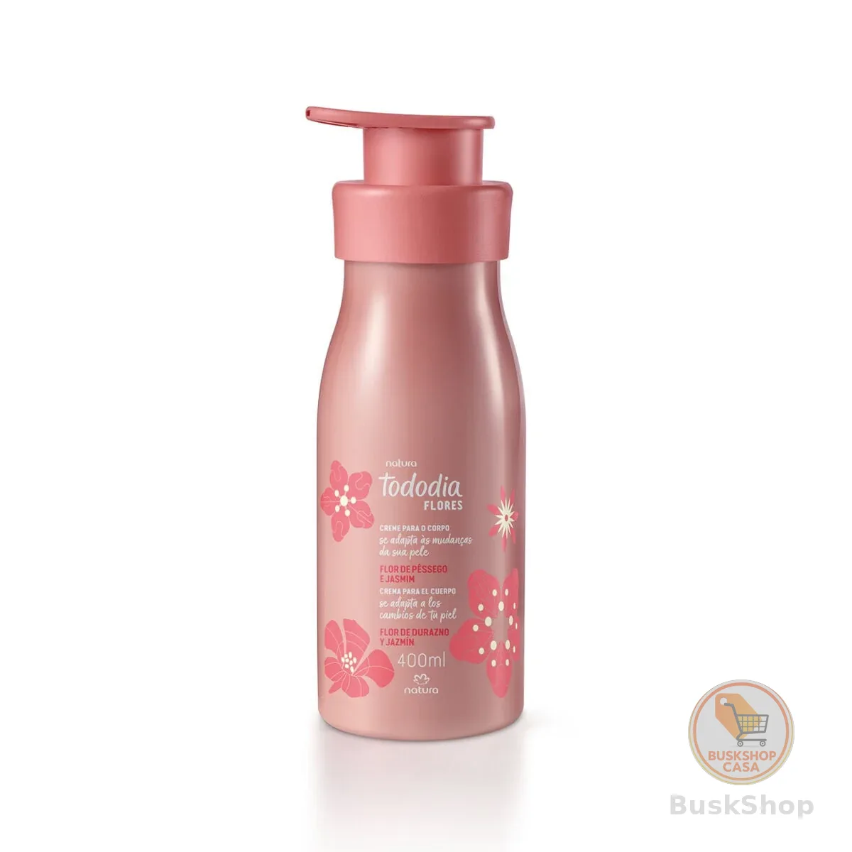Creme Desodorante Nutritivo para o Corpo Tododia Flor de Pêssego e Jasmim
