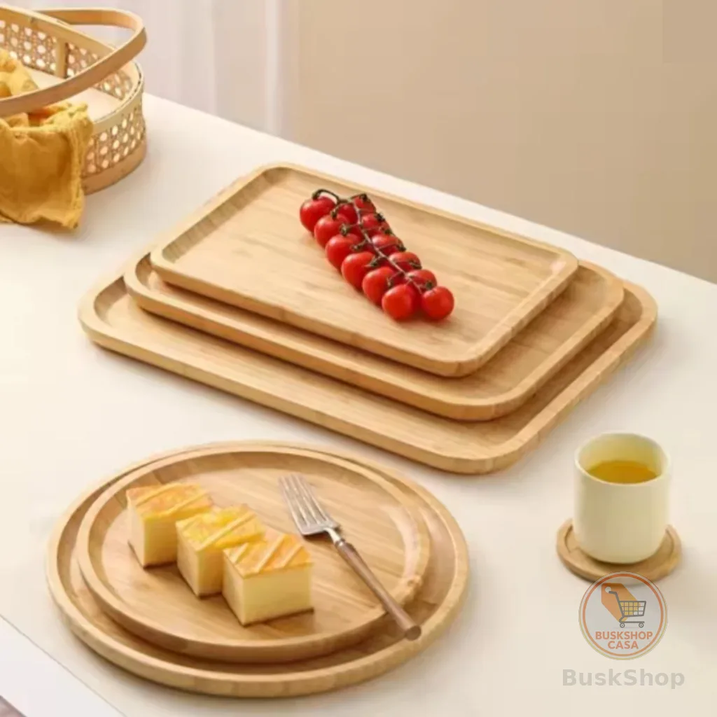 Kit 3 Bandeja Redondo Decorativa Para Café Chá Petisqueira Condimentos Casa Cozinha Mesa Posta