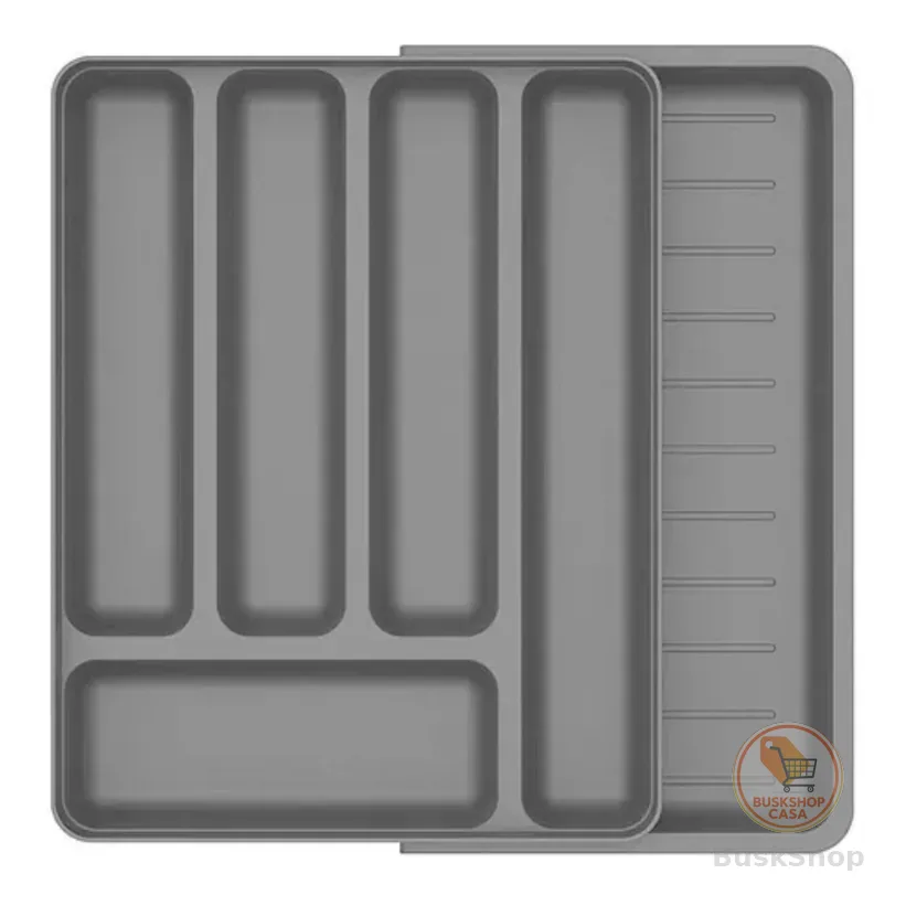 Organizador De Talheres Porta Talher Com Extensor para Utensilios de Cozinha 36 x 28cm Ou Logic