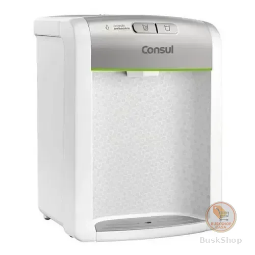 Purificador De Água Consul Refrigerado Natural E Gelada Com Proteção Antibactérias Bivolt Consul Branco - Cpb34asvna
