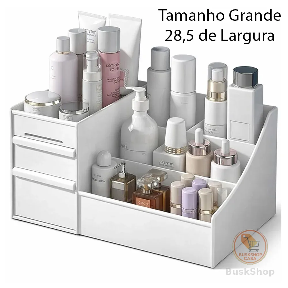 Organizador De Cosmético e Maquiagem De mesa Porta Maquiagem e Organizador Para Escritorio