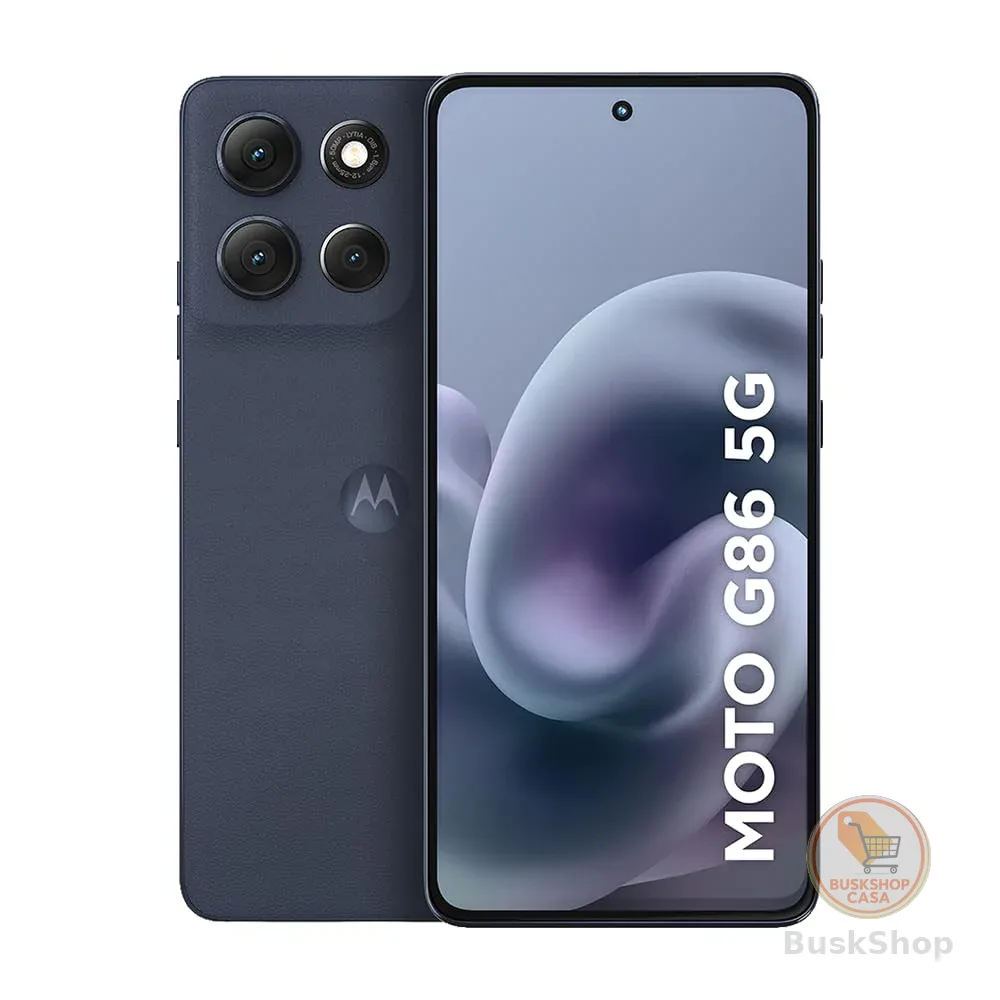 Smartphone Motorola Moto g86 5G - 256GB 24GB (8GB RAM+16GB Ram Boost) Tela 1.5K pOLED, 50MP Sony camera OIS Moto AI, videos em 4K, IP68 + IP69 - Grafite