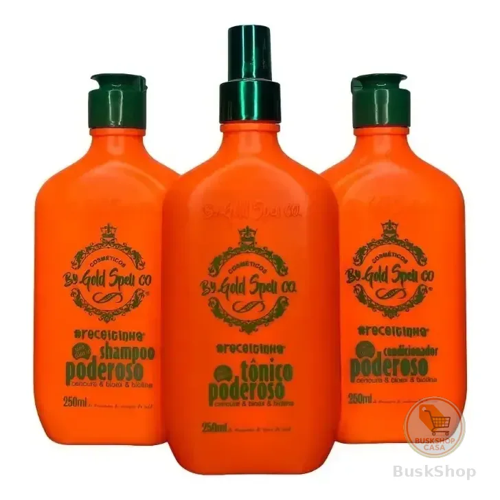 Combo Poderoso (shampoo+cond+tônico) Original