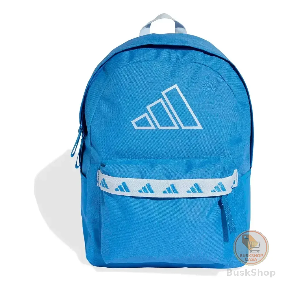 Mochila Clássico Fita adidas Azul Liso