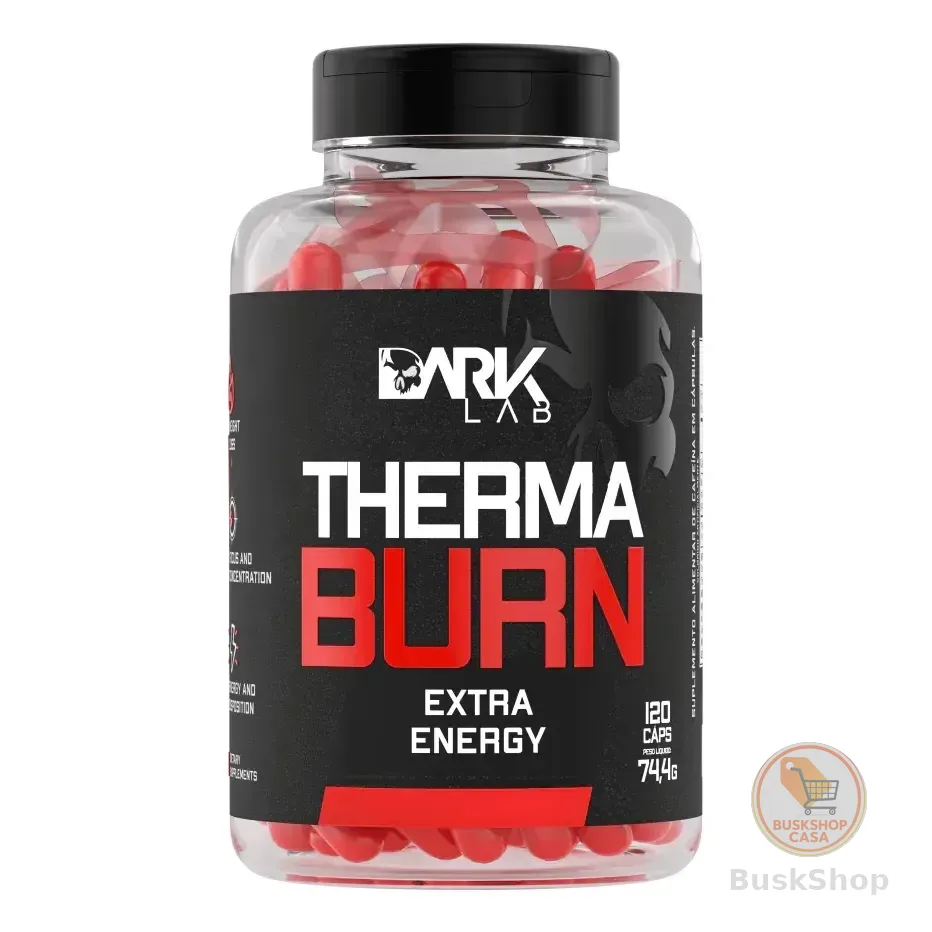 Termogênico Therma Burn 210mg De Cafeína 120 Caps Dark Lab Sabor Sem Sabor