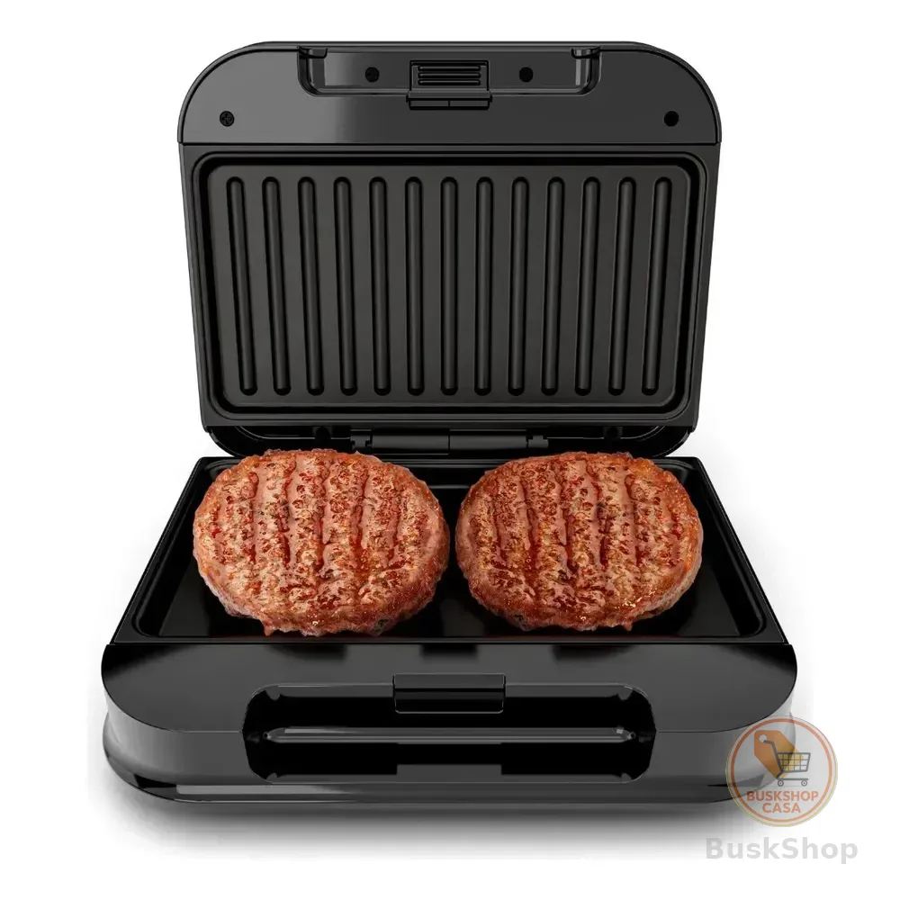 Grill E Sanduicheira Bgr24a Preto Com Topo Em Preto Fosco 127v